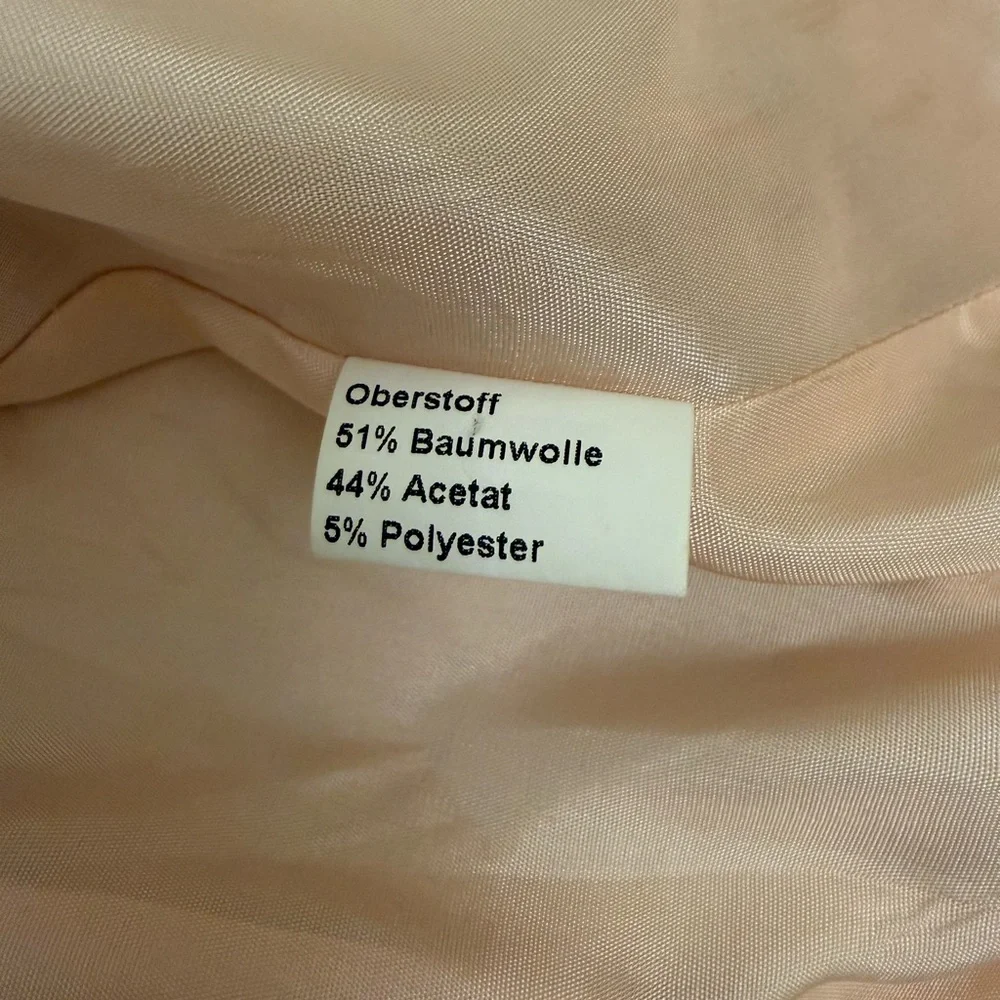 Maison de Bonneterie Blazer 42 Pink Metallic Stripe Amsterdam Designer Jacket